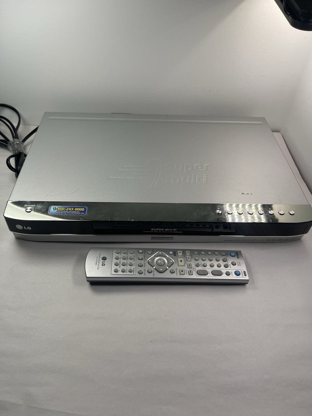 LG DR1F9H Super Multi DVD Recorder Player W/ Remote Tested Working Dvd-Ram HDMI